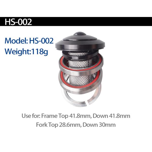 Шлемофон велосипеда горы нося прямую трубку головы подшипника конусности установил части цикла запасные