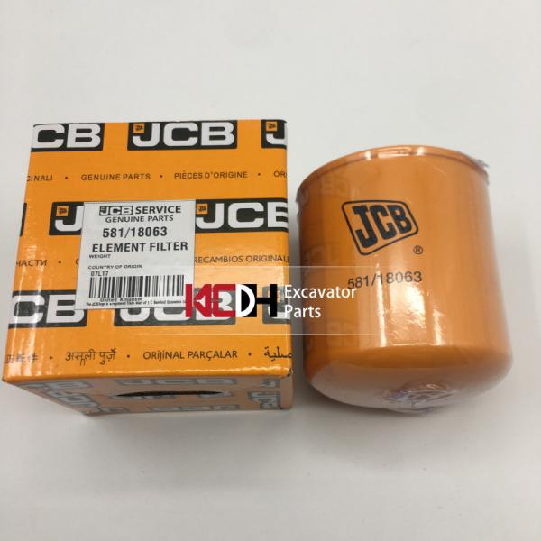 Фильтр для масла 581-18063 коробки передач затяжелителя машинных частей экскаватора Jcb
