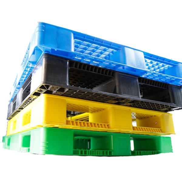 5 Ton Forklift Plastic Pallet Black modelagem por injeção páletes plásticas