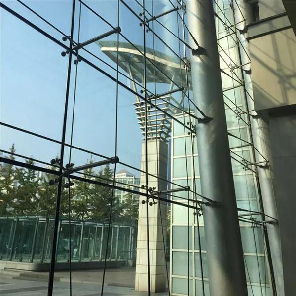 Structural Glazing Point Supported Glass Curtain Wall Spider Glass Curtain Wall System