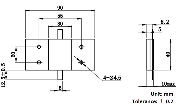 60w 100ohm RF резистор фланцевой монтаж резистор 250w 400w 500w
