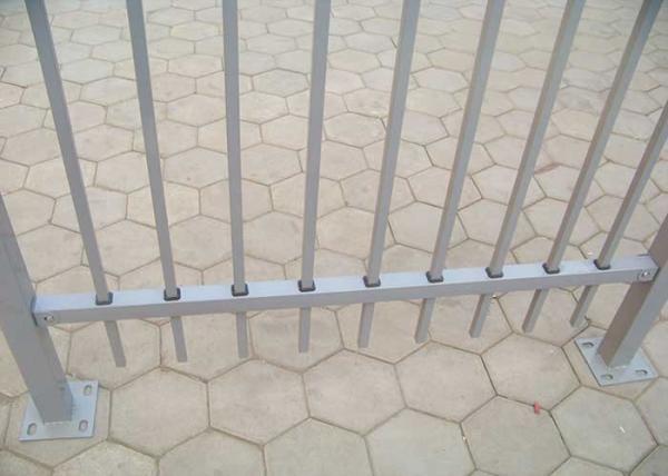 6ft Tall Wrought Steel Tubular Fence Durable Prefabricated ISO9001 Certified