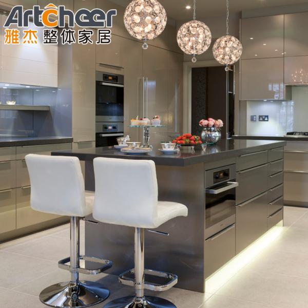 Modular Design Solid Wood Storage Cabinet For Home Furniture ECO Friendly Kitchen Cabinet