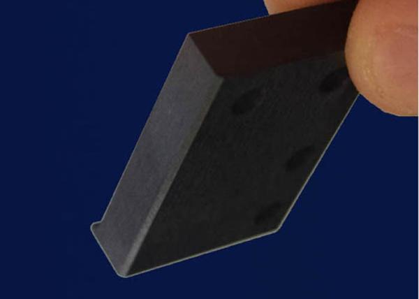 Customized Black Alumina Machinable Ceramic Block Porcelain Connectors Polishing