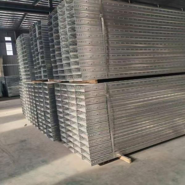 Fire Resistance Mold Extruded Metal Cable Tray With Cover Wall Mounted Or Hanging Type Mounted Installation Method