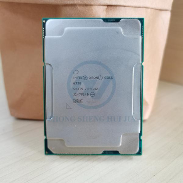 Intel Xeon Gold 6338 CPU Processor 32 Core 2.00GHZ 48MB L3 Cache 205W SRKJ9 Server CPU
