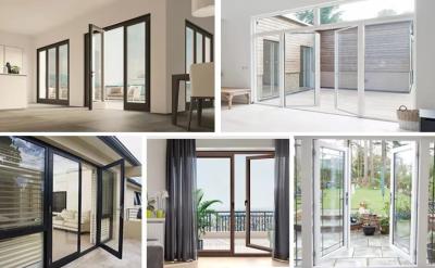 Powder Coated Aluminum Swing Door Eco Friendly For Long Term Use