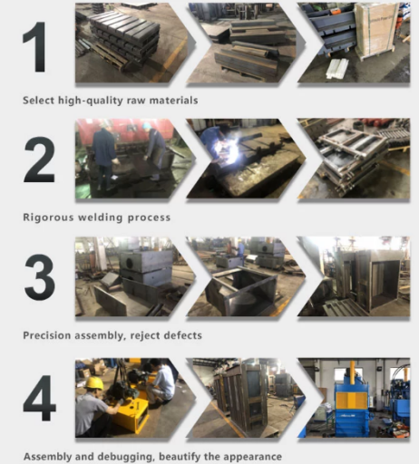 Vertical hydraulic scrap metal baling baler machine for sale
