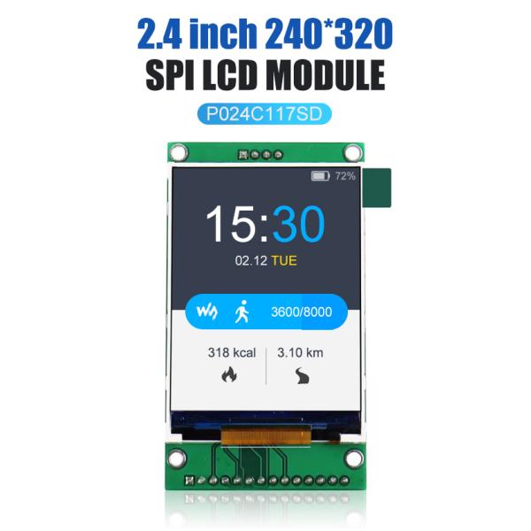 Polcd RoHS Color 262K Lcd Tft 2,4-дюймовая сенсорная панель ST7789V2 Tft