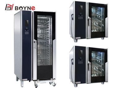 20 Tray Combi Oven Boiler Bake e vapor funcionam para a cozinha do hotel da cantina
