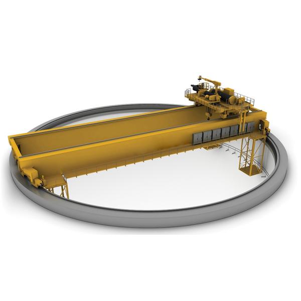 Span 7.5 ~ 35 M Nuclear Polar Cranes For Fuel Assembly Reactor Head