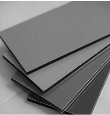 do revestimento metálico 5mm de prata da parede de 3mm 4mm painel composto de alumínio