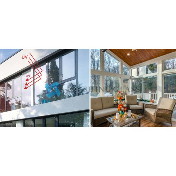 Плоское/изогнутое покрашенное стекло 6.38mm прокатанного стекла анти- УЛЬТРАФИОЛЕТОВОЕ закаленное 8.38mm 8.76mm 11.52mm