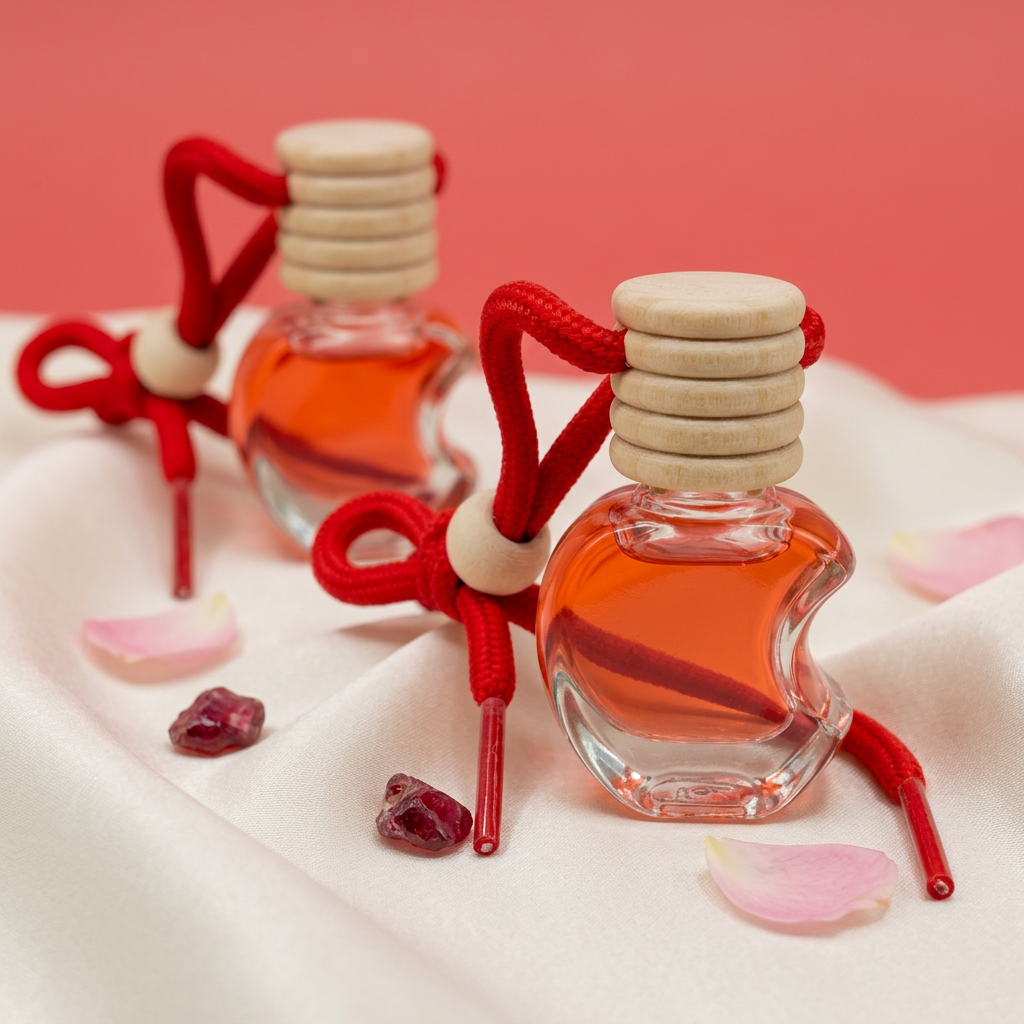 Anding Low Moq 3ml Car Fragrance Bottle Automatic Diffuser Refill Empty Glass Mini Hanging Car Perfume Diffuser Bottle