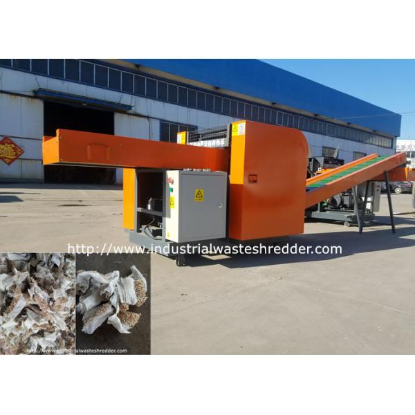 Gloves Waste Shredder Machine Rubber / Plastic / Knitting / Protection / Gloves Cutting