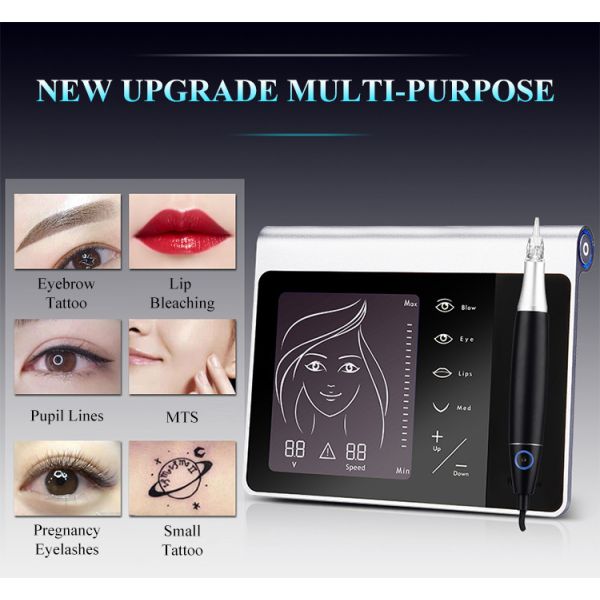 Hot Selling Model Digital Tattoo Pen for Eyebrows Lips Touch Screen Face Permanent Make-Up Microblade Pen Highly Popular