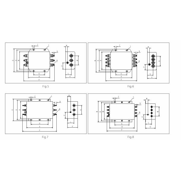 Электрический фильтр Emi случая 3A Emc металла фильтра линии электропередач EMI DC прибора