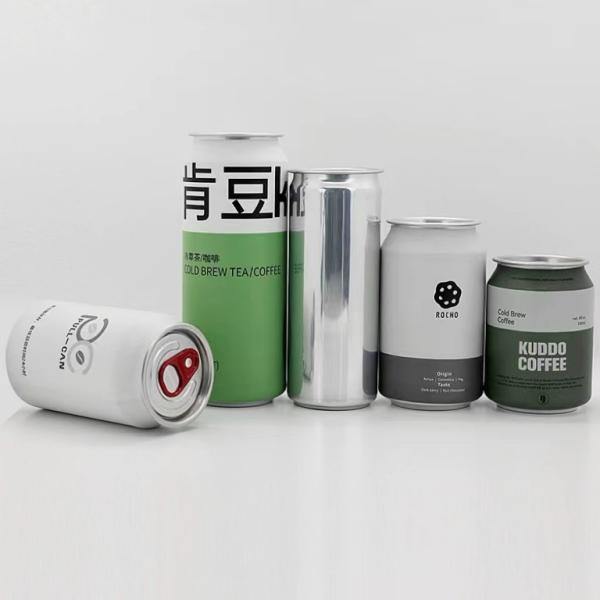 Versatile Cylindrical Aluminum Food Cans for Slim Style Packaging Needs