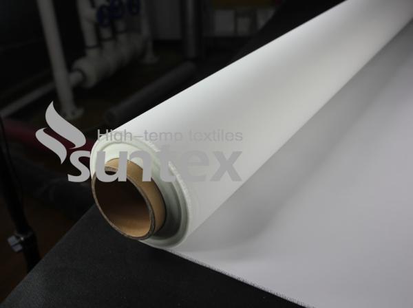 Tecido/tecido de fibra de vidro revestido com material PU para proteção de soldagem Tecido retardador de chamas para capas de proteção térmica