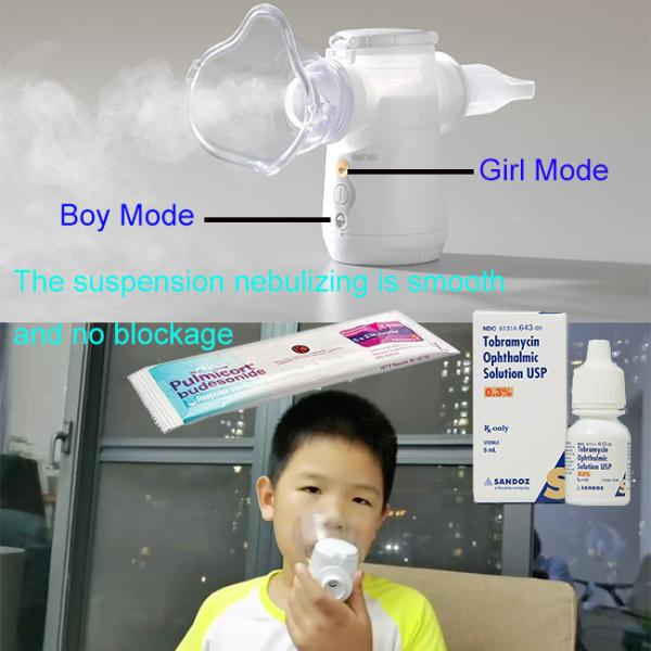 Вибрируя DC 5V/3V входного сигнала машины Nebulizer сетки 2.1-3.3μM взрослый для домашней пользы