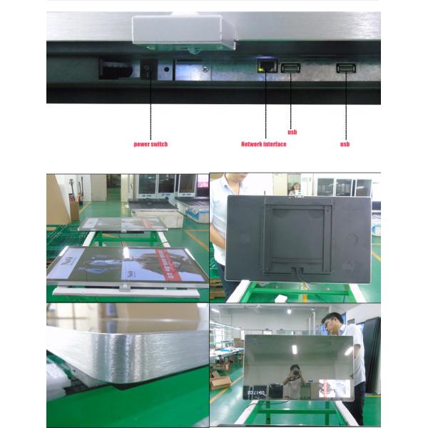 43 Inch Motion Sensor Wall Mount LCD Display Magic Mirror Lcd Advertising Screen