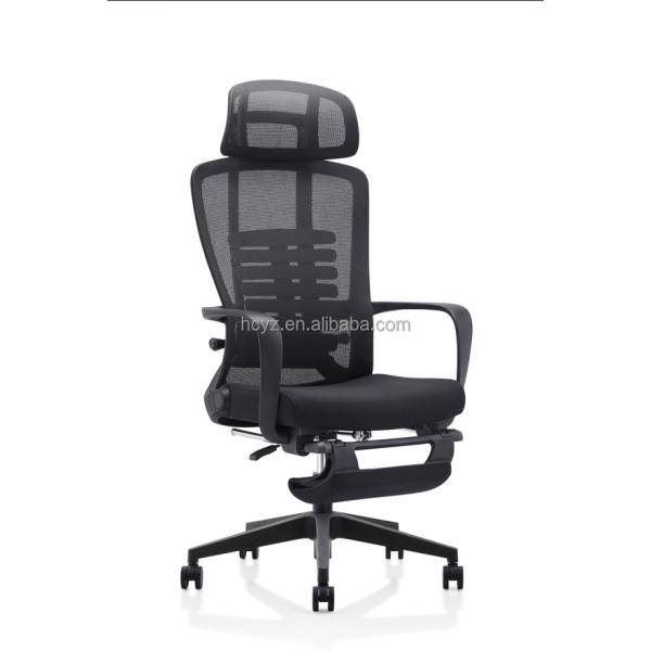 Modern Office Furniture Executive Ergonomic Chair with Adjustable Footrest and Swivel Base