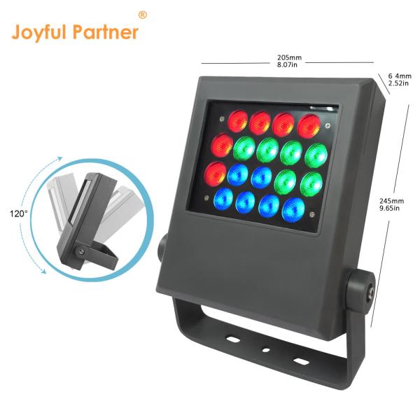 LED Garden Spot Light 18W 24VDC Waterproof Outdoor CREE LED Single Color IP65 With DALI Dimming