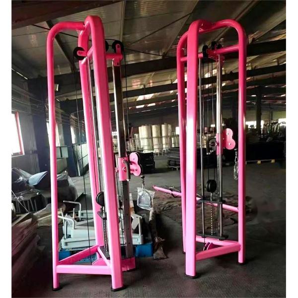Medium Loader Gym Equipment Adjustable Pulley Back Exercise Squat Rack Cable Crossover Machine