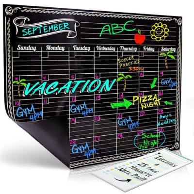 16'' X 11.75'' Magnetic Fridge Calendar Magnetic Dry Erase Wall Calendar Fridge Memo Pad