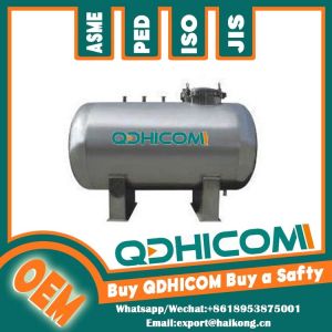 Custom Air Receiver Tank / Portable Air Storage Tank with Pressure Gauge & Safety Valve
