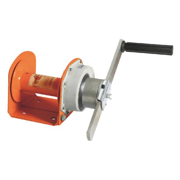 treuil manuel de levage de main de treuil de main résistante orange pour le bateau