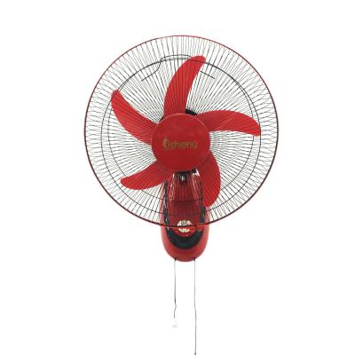 Plastic 16 Inch Industrial Wall Mounted Fan With Pull Strings and Lithium Battery