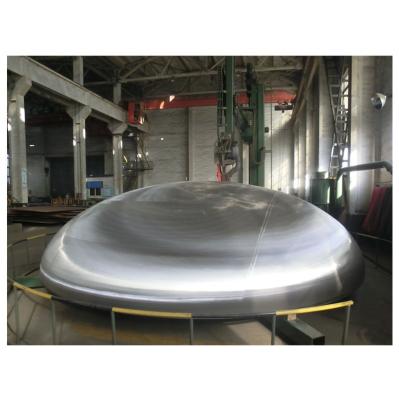 Tamanho personalizado Cabeça de prato 1000mm 6mm Cabeça de hemisfério de aço leve