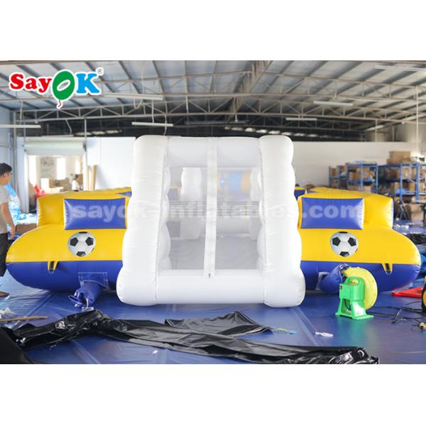 Giant Inflatable Football 8*5m PVC Tarpaulin Inflatable Sports Games Inflatable Football Pitch