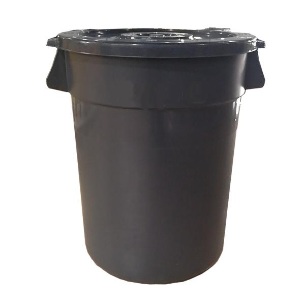 plastic dustbin for kitchen closed 40L Plastic Round Waste bin