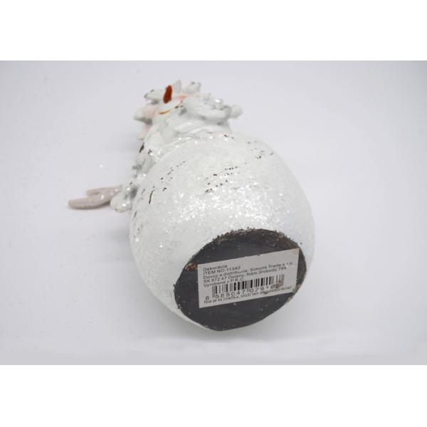 Polyresin Material Christmas Snowman Figurines Gift Crafts For Decoration