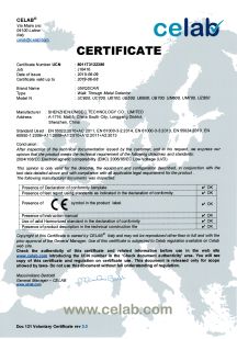 SHENZHEN UNISEC TECHNOLOGY CO.,LTD Сертификации