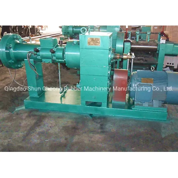 XJL-120 Hot Feed Rubber Extruder Machine / Single Screw Extruders / Rubber Extruder / Rubber Machine
