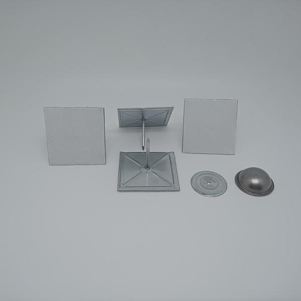 Single Sided Insulation Stick Pins And Washers With Sticker For Air Duct Heat Thermal Insulation
