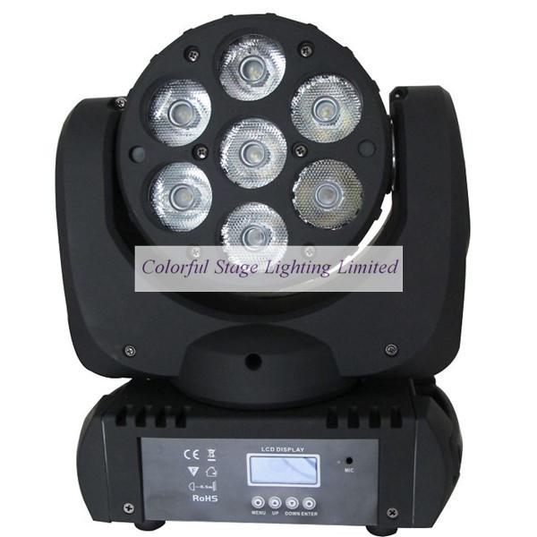 Best selling 7x12W OSRAM RGBW 4in1 MINI LED Moving Head Beam