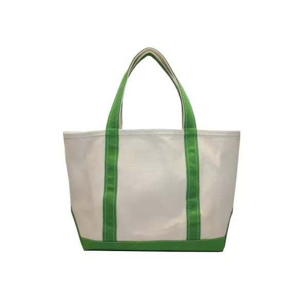 Oversized Eco Friendly Cotton Canvas Tote Bag with Custom Printed Logo Soft-loop Style