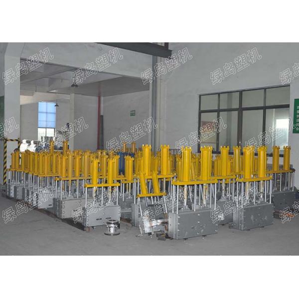 Double Hydraulic Plastic Screen Changer 240*240 Slide Plate With Air Venting System