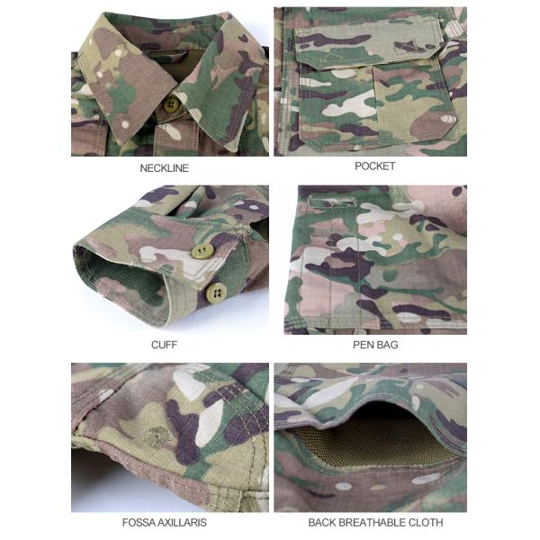 Tactical Camouflage Combat Uniform Custom Military Woodland Camouflage Uniform