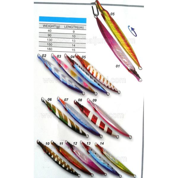 New design OEM 40g~180g lead metal jig fishing lure