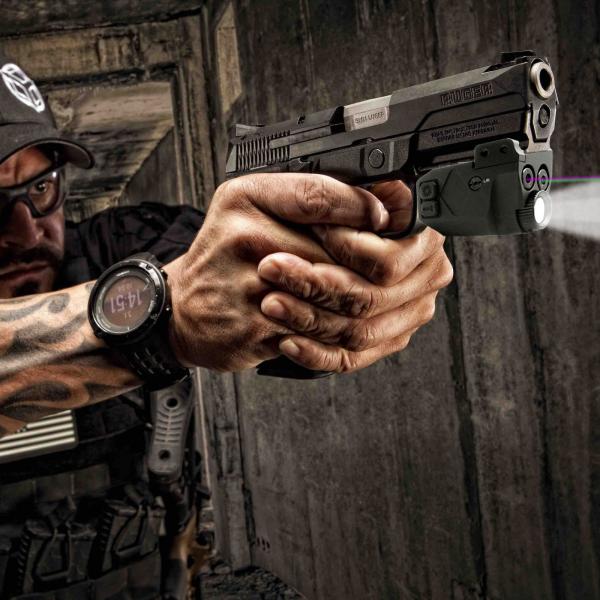 Shotgun Laser Sight Purple and Green Laser Light Combo 500 Lumens