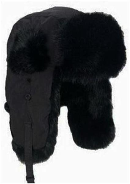 Seaman Winter Wool Winter Hat Trapper Bomber Ear Flaps / Strings Buckle Closure
