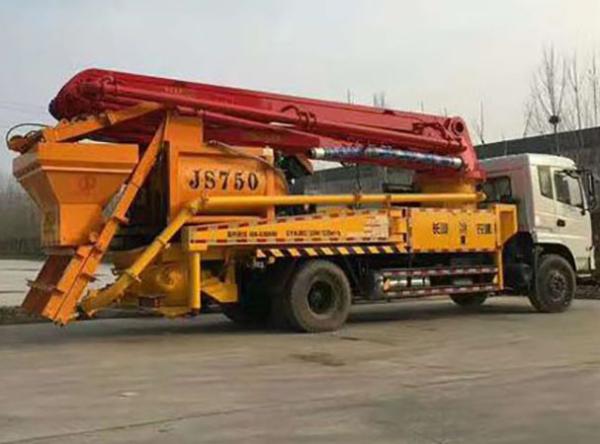 Concrete Pumping & mixing truck 30m max placing reach pump truck with mixer machine