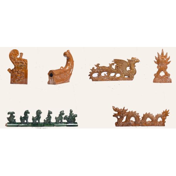 Thai Temple Roofing Material Traditional Old Style Chinese Ceramic Tiles Roof