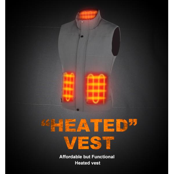 Winter Heated Waistcoat Lightweight USB Charging For Outdoor Hiking Hunting