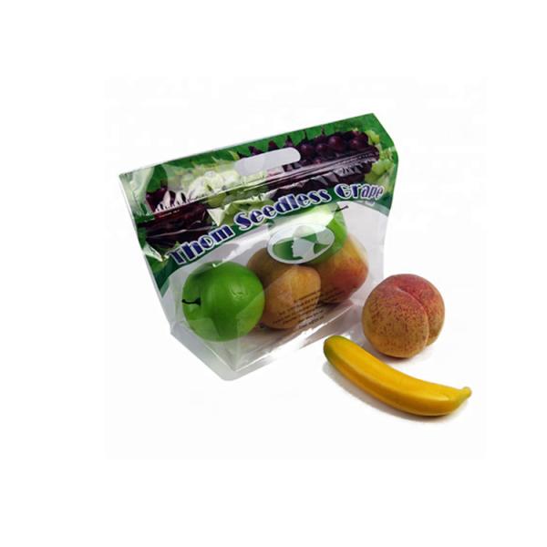 BOPP / CPP Fresh Plastic Vegetable Packaging Bag With Vent Holes